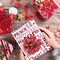 30 Inch Christmas Wrapping Paper Set - Jumbo Roll Red and White Christmas Design with Metallic Foil Shine - 4 Rolls - 30 inch x 120 inch Per Roll